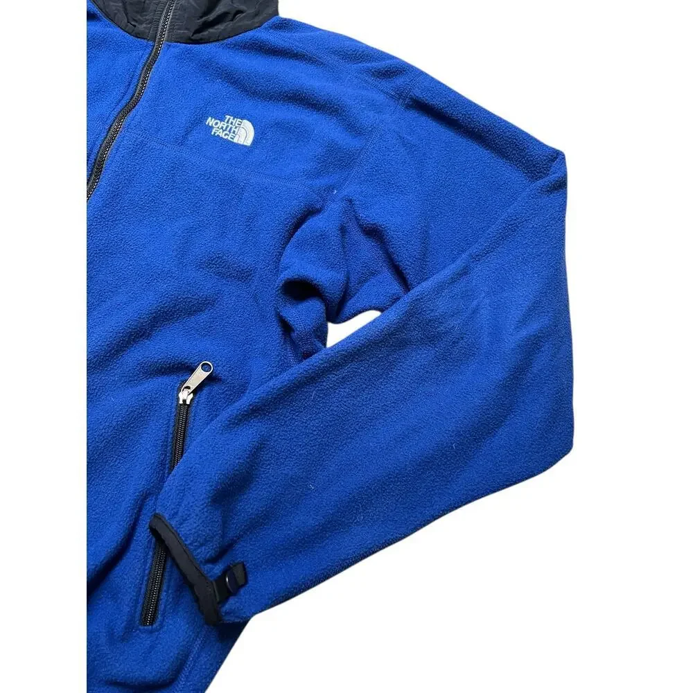 Vintage 90s The North‎ Face Sherpa Fleece Blue Jacket Size Medium - outdoors Y2K